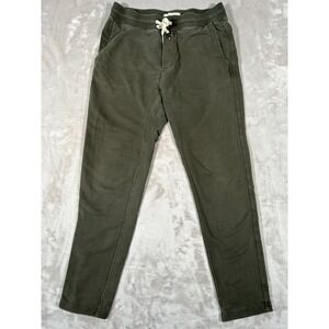 Buck Mason Sweatpants Men Small Army Green Brushed Loopback Terry Cotton Comfort